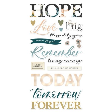 Simple Stories Remember Foam Stickers (21526) Simple Stories Remember Foam Stickers (21526)