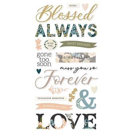 Simple Stories Remember Foam Stickers (21526) Simple Stories Remember Foam Stickers (21526)