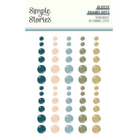 Simple Stories Remember Glossy Enamel Dots (21528) Simple Stories Remember Glossy Enamel Dots (21528)