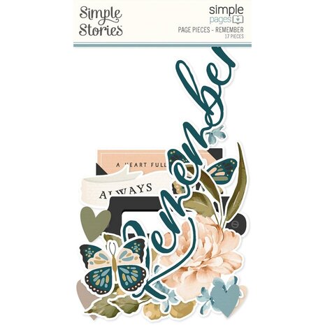 Simple Stories Remember Simple Pages Pieces (21531) Simple Stories Remember Simple Pages Pieces (21531)