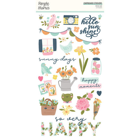 Simple Stories Fresh Air Chipboard (21617)