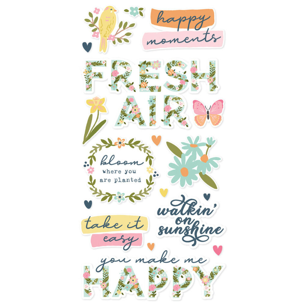 Simple Stories Fresh Air Foam Stickers (21624) Simple Stories Fresh Air Foam Stickers (21624)