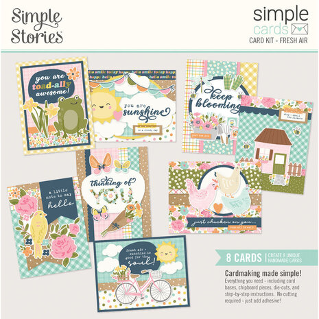 Simple Stories Fresh Air Simple Cards Kit (21630) Simple Stories Fresh Air Simple Cards Kit (21630)