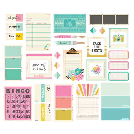 Simple Stories True Colors 12x12 Inch Collector's Essential Kit (21801) Simple Stories True Colors 12x12 Inch Collector's Essential Kit (21801)