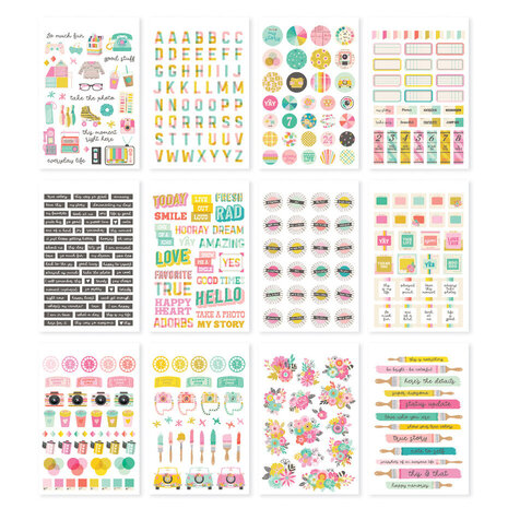 Simple Stories True Colors Cardstock Stickers (21802)