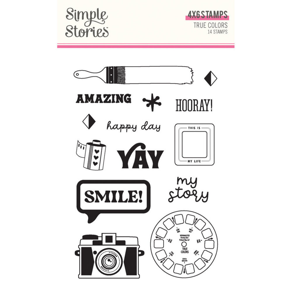 Simple Stories True Colors Clear Stamps (21816) Simple Stories True Colors Clear Stamps (21816)