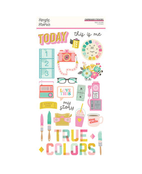 Simple Stories True Colors Chipboard (21817) Simple Stories True Colors Chipboard (21817)