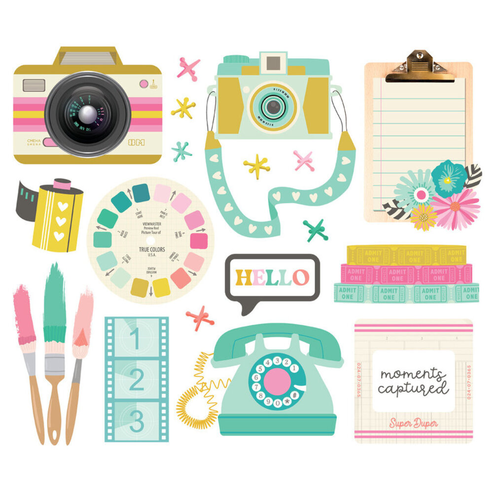 Simple Stories True Colors Big Bits (21820) Simple Stories True Colors Big Bits (21820)