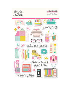 Simple Stories True Colors Sticker Book (21823) Simple Stories True Colors Sticker Book (21823)