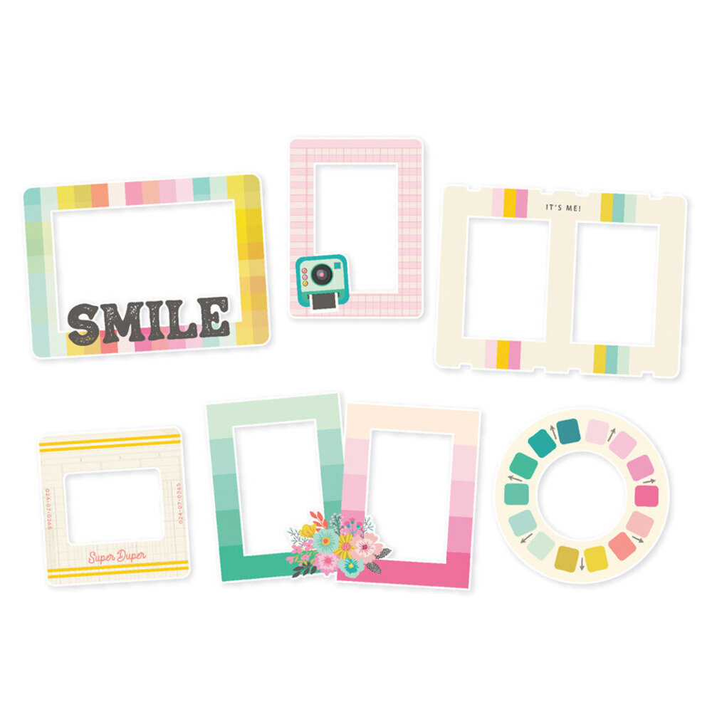 Simple Stories True Colors Chipboard Frames (21824)