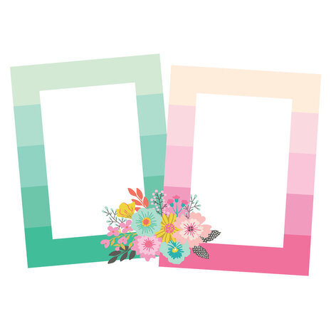 Simple Stories True Colors Chipboard Frames (21824)