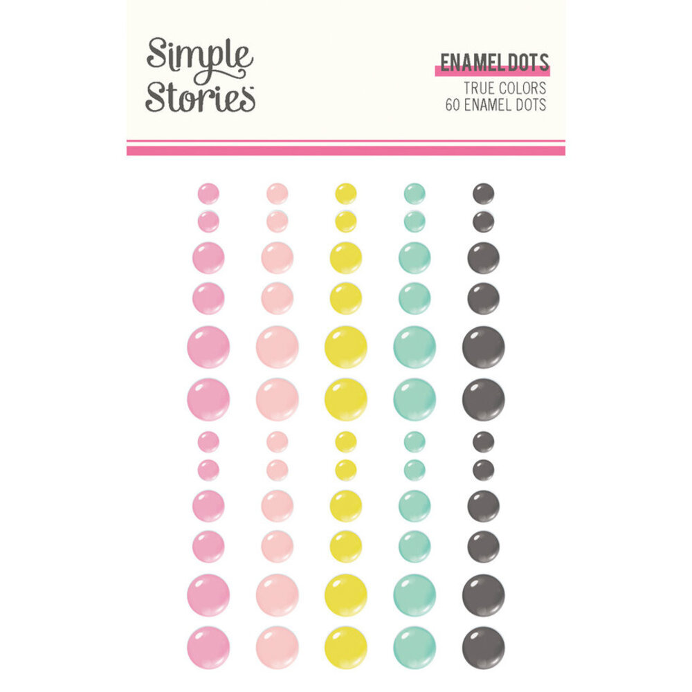 Simple Stories True Colors Enamel Dots (21827) Simple Stories True Colors Enamel Dots (21827)