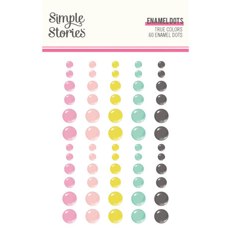 Simple Stories True Colors Enamel Dots (21827) Simple Stories True Colors Enamel Dots (21827)