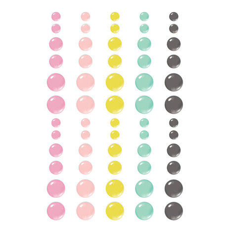 Simple Stories True Colors Enamel Dots (21827) Simple Stories True Colors Enamel Dots (21827)
