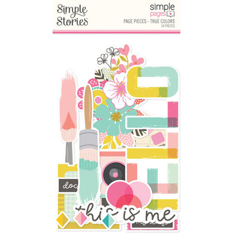 Simple Stories True Colors Simple Pages Pieces (21830) Simple Stories True Colors Simple Pages Pieces (21830)
