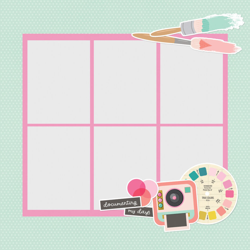 Simple Stories True Colors Simple Pages Pieces (21830) Simple Stories True Colors Simple Pages Pieces (21830)