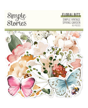 Simple Stories Simple Vintage Spring Garden Floral Bits (21740) Simple Stories Simple Vintage Spring Garden Floral Bits (21740)