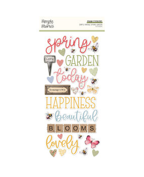 Simple Stories Simple Vintage Spring Garden Foam Stickers (21731) Simple Stories Simple Vintage Spring Garden Foam Stickers (21731)