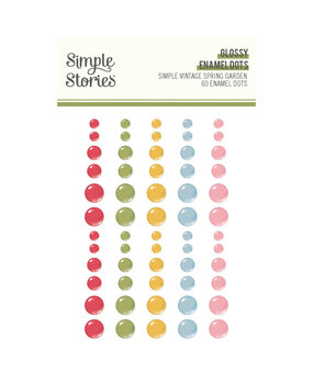 Simple Stories Simple Vintage Spring Garden Glossy Enamel Dots (21735) Simple Stories Simple Vintage Spring Garden Glossy Enamel Dots (21735)