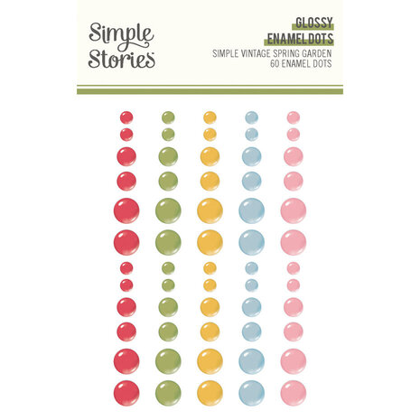 Simple Stories Simple Vintage Spring Garden Glossy Enamel Dots (21735) Simple Stories Simple Vintage Spring Garden Glossy Enamel Dots (21735)