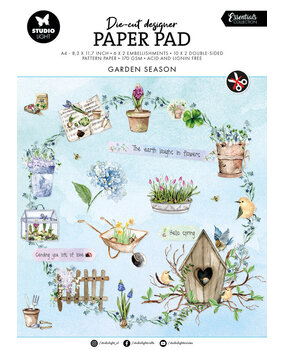 Studio Light Garden Season A4 Die-Cut Paper Pad (SL-ES-DCPP143)