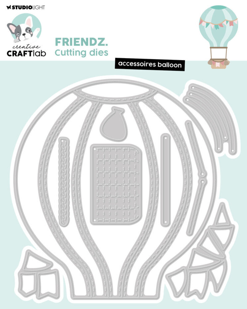 Creative Craftlab Friendz Dies Balloon Accessoires (CCL-FR-CD765) Creative Craftlab Friendz Dies Balloon Accessoires (CCL-FR-CD765)