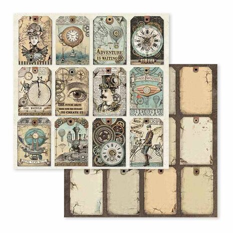 Stamperia Voyages Fantastiques 12x12 Inch Paper Pack (SBBL53) Stamperia Voyages Fantastiques 12x12 Inch Paper Pack (SBBL53)