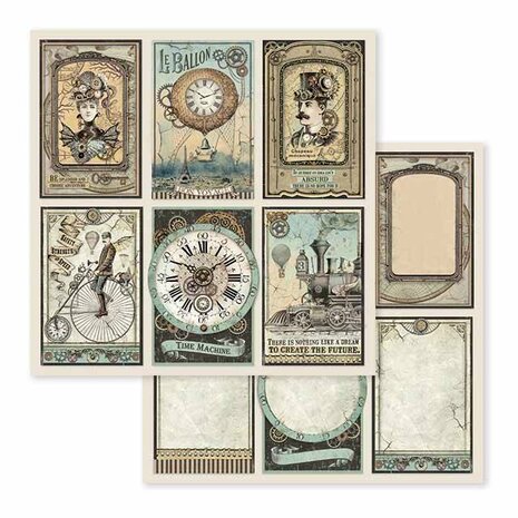 Stamperia Voyages Fantastiques 12x12 Inch Paper Pack (SBBL53) Stamperia Voyages Fantastiques 12x12 Inch Paper Pack (SBBL53)