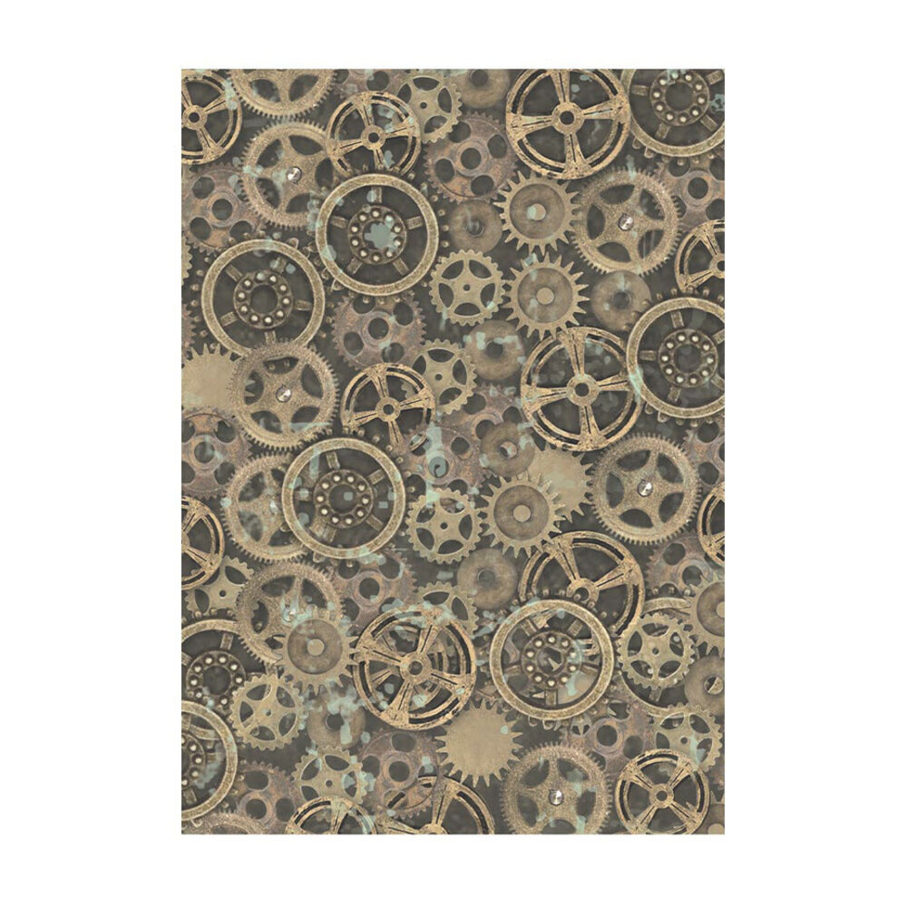 Stamperia Voyages Fantastiques Rice Paper Backgrounds A6 (DFSAK6015)