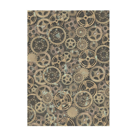 Stamperia Voyages Fantastiques Rice Paper Backgrounds A6 (DFSAK6015)