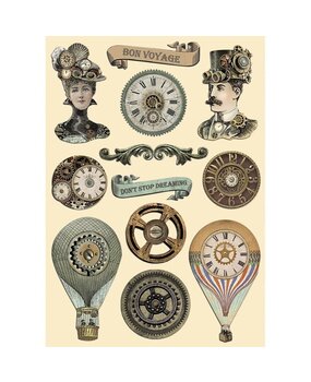 Stamperia Voyages Fantastiques Wooden Shapes A5 (KLSP153)*