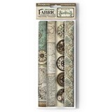 Stamperia Voyages Fantastiques 12x12 Inch Fabric Sheets (SBPLT22)