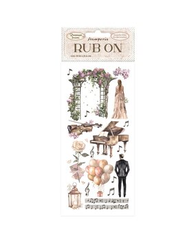 Stamperia Romance Forever Rub-On 4x8,5 Inch Arch (DFLRB65) Stamperia Romance Forever Rub-On 4x8,5 Inch Arch (DFLRB65)