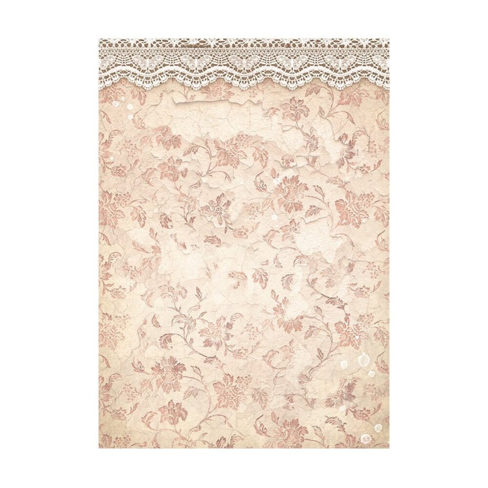 Stamperia Romance Forever Rice Paper Backgrounds A6 (DFSAK6014) Stamperia Romance Forever Rice Paper Backgrounds A6 (DFSAK6014)