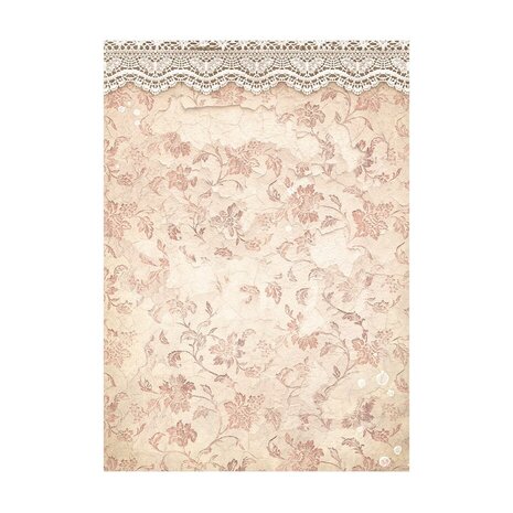 Stamperia Romance Forever Rice Paper Backgrounds A6 (DFSAK6014) Stamperia Romance Forever Rice Paper Backgrounds A6 (DFSAK6014)