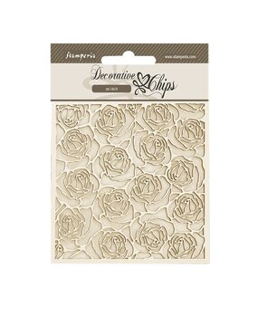 Stamperia Romance Forever Decorative Chips Pattern (SCB201)* Stamperia Romance Forever Decorative Chips Pattern (SCB201)*