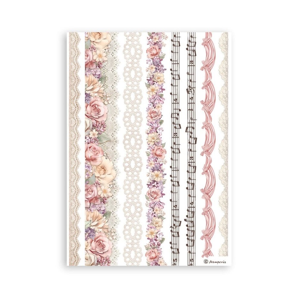 Stamperia Romance Forever A5 Washi Pad (SBW02)