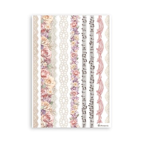 Stamperia Romance Forever A5 Washi Pad (SBW02)