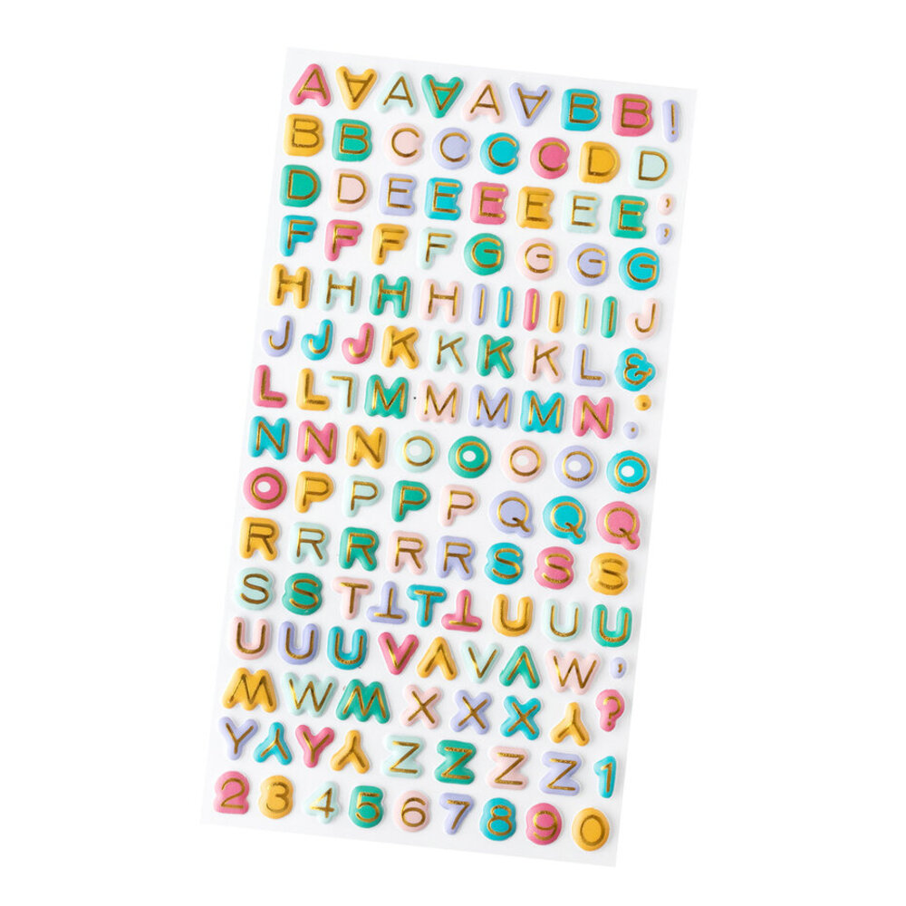 American Crafts April and Ivy Puffy Stickers Alpha (34025588) American Crafts April and Ivy Puffy Stickers Alpha (34025588)