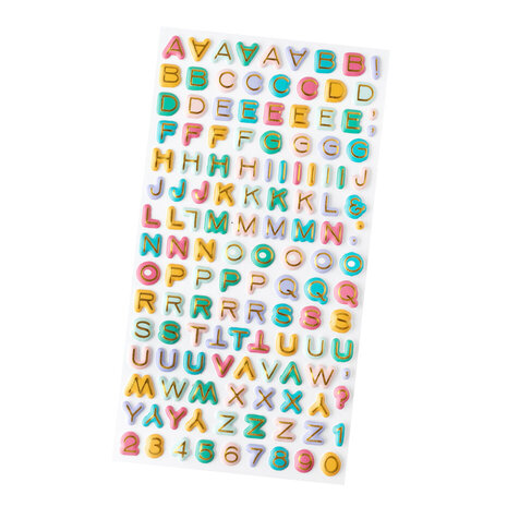 American Crafts April and Ivy Puffy Stickers Alpha (34025588) American Crafts April and Ivy Puffy Stickers Alpha (34025588)