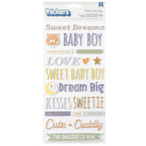 American Crafts Hello Little Boy Thickers Phrase (34030018)