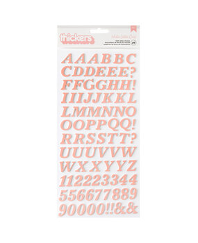 American Crafts Hello Little Girl Thickers Alpha (34030043)