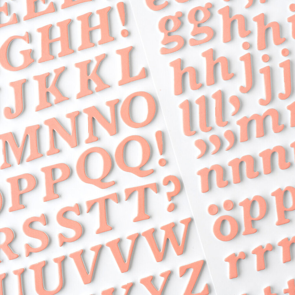 American Crafts Hello Little Girl Thickers Alpha (34030043)