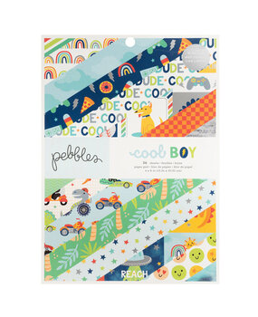 Pebbles Cool Boy 6x8 Inch Paper Pad (34027636) Pebbles Cool Boy 6x8 Inch Paper Pad (34027636)
