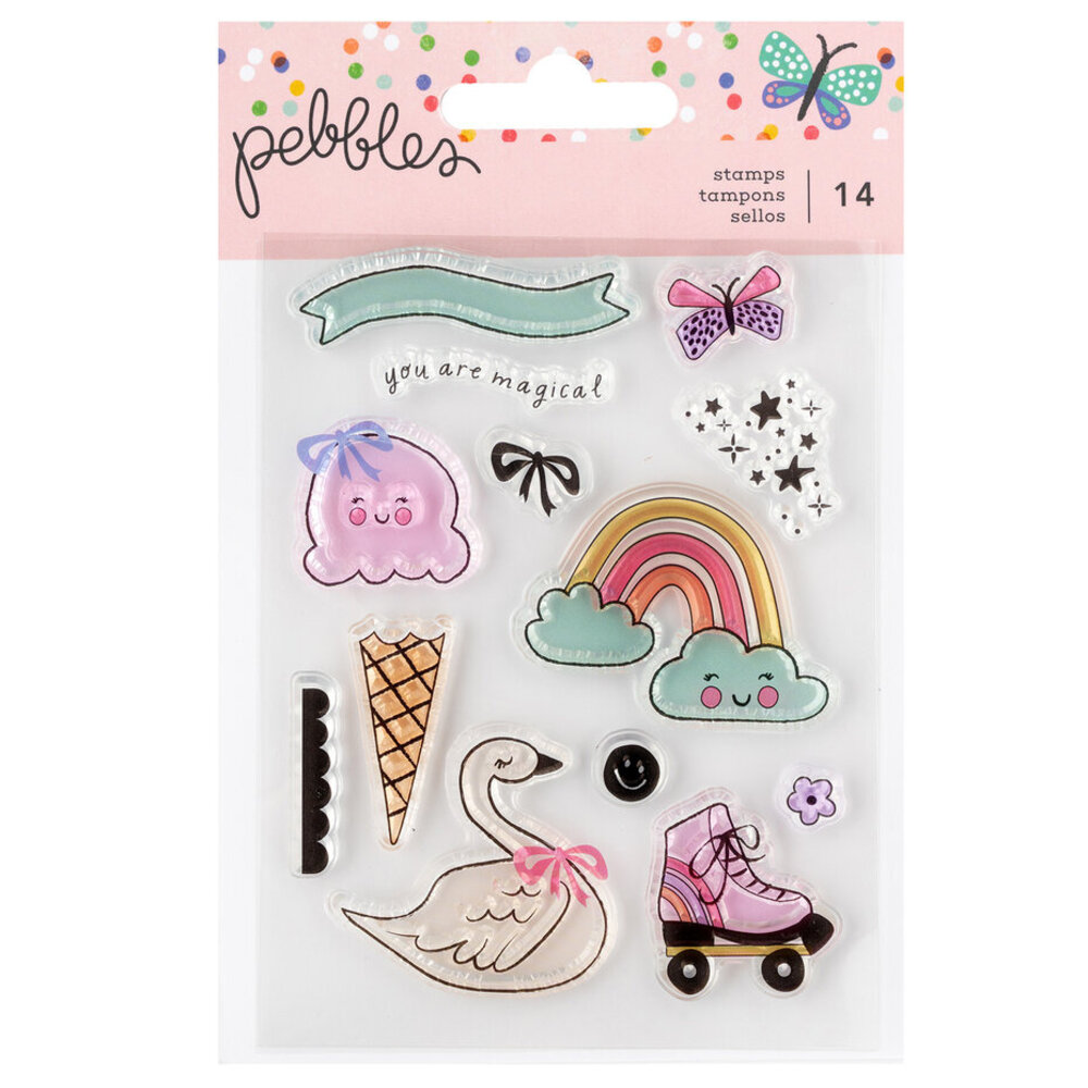 Pebbles Cool Girl Clear Stamps (34027673) Pebbles Cool Girl Clear Stamps (34027673)