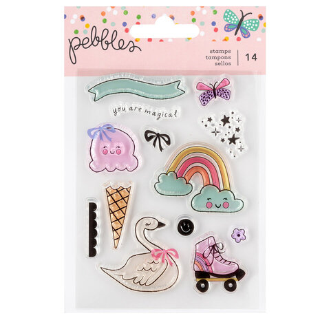 Pebbles Cool Girl Clear Stamps (34027673) Pebbles Cool Girl Clear Stamps (34027673)
