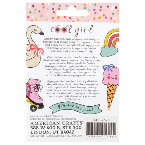 Pebbles Cool Girl Clear Stamps (34027673) Pebbles Cool Girl Clear Stamps (34027673)