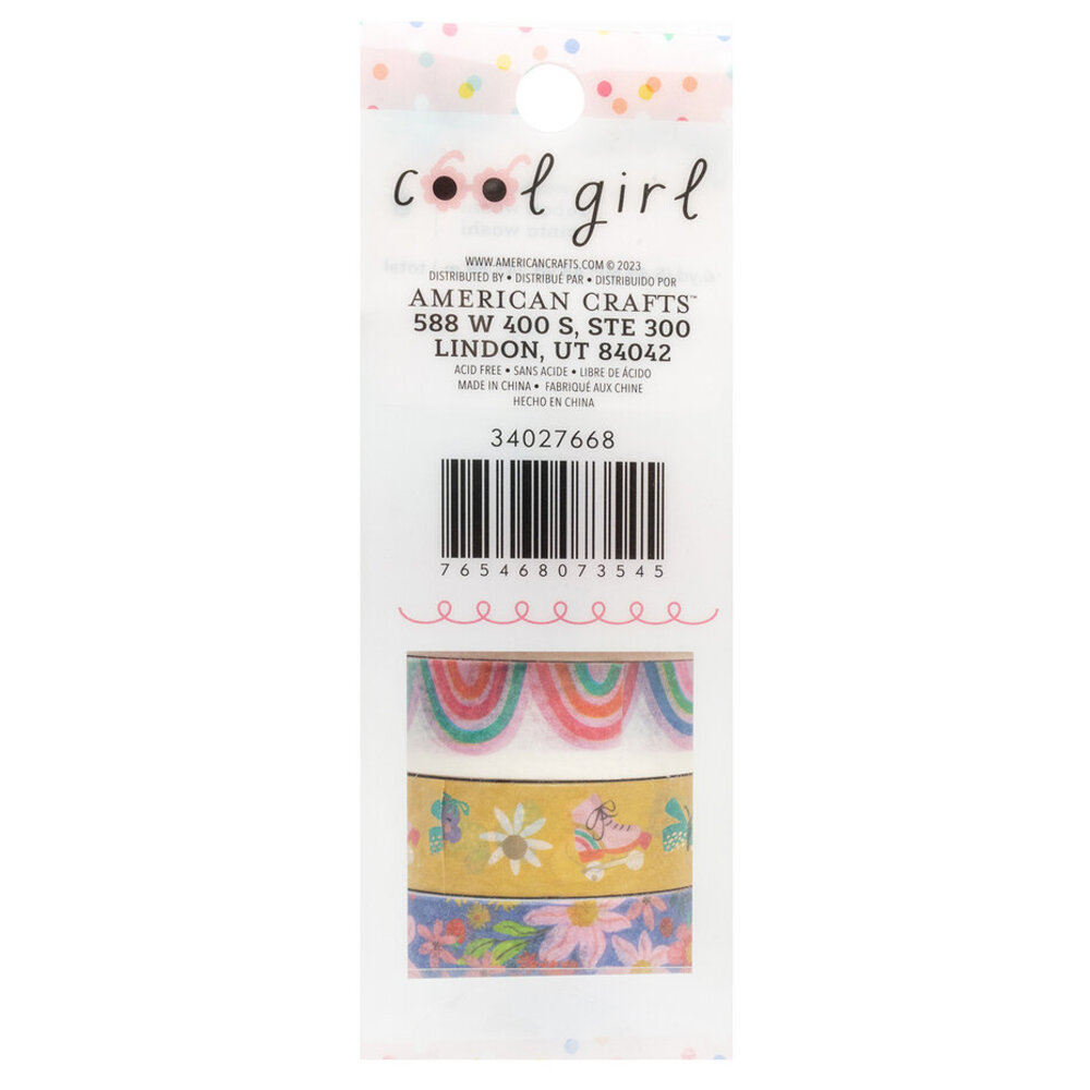 Pebbles Cool Girl Washi Tape Spools (34027668)