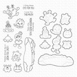 My Favorite Things Monster Love Stamp & Die Duo (DUO-005)