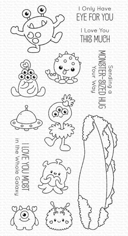 My Favorite Things Monster Love Stamp & Die Duo (DUO-005) My Favorite Things Monster Love Stamp & Die Duo (DUO-005)